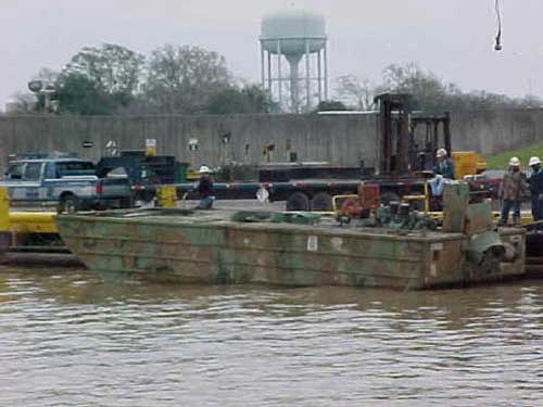 Triple C Marine Salvage Aluminum Barge Transport